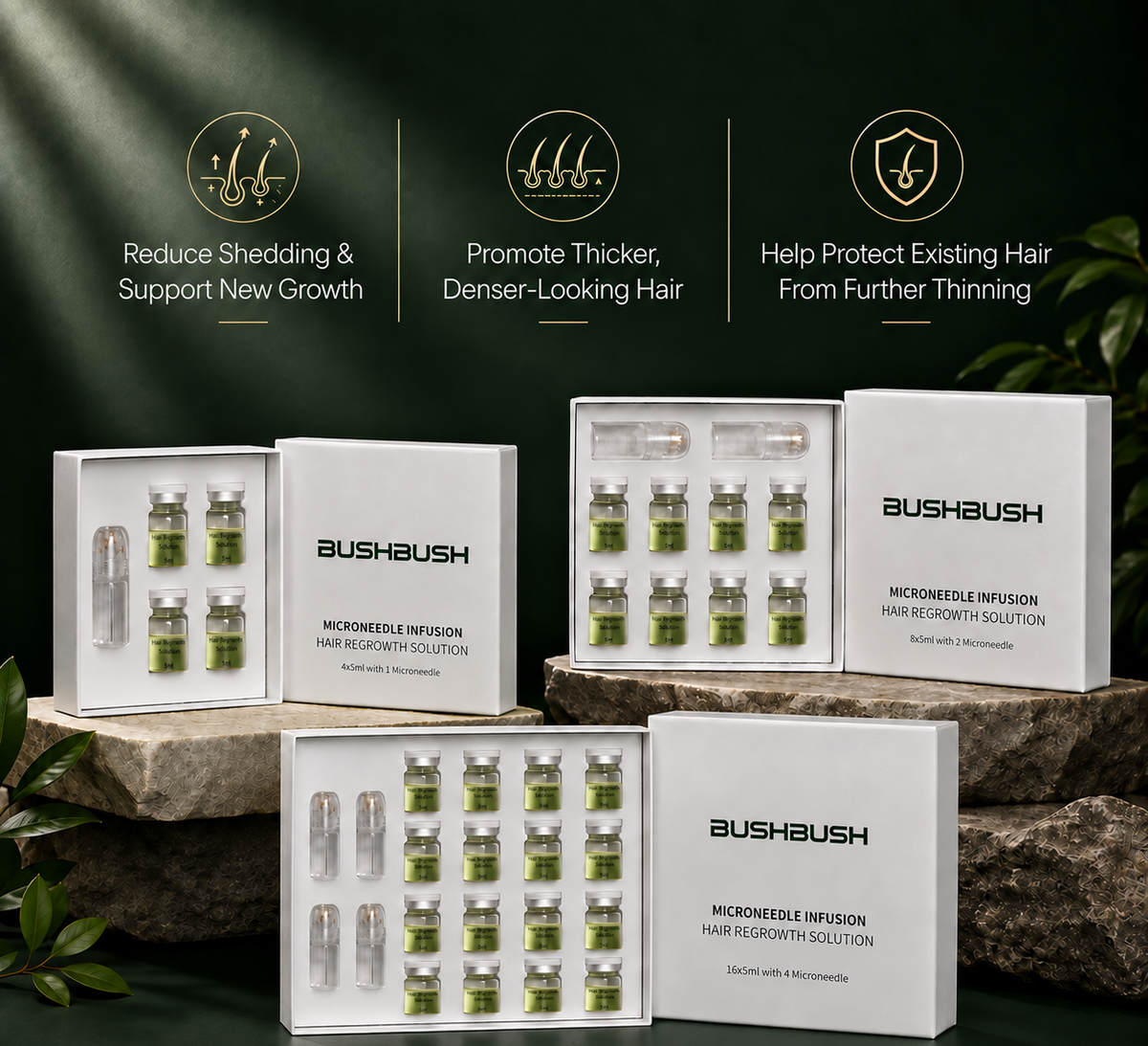 BUSHBUSH™ – Haarwuchs-System